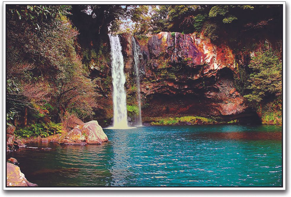 36% OFF on Cheonjiyeon Waterfall South Korea Paper Print