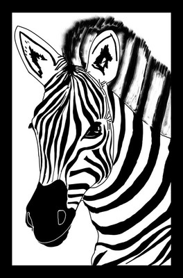 50% OFF on Zebra 01 Paper Print