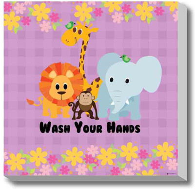 Childrens Poster - Wash your Hands Canvas Art