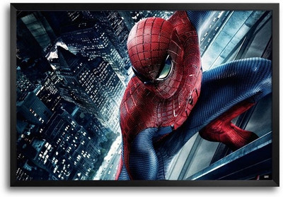 74% OFF on Amazing Spiderman Fp00003844 Framed Photographic Paper