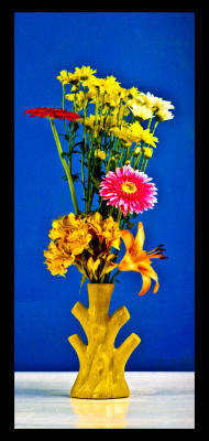 Flowers in Paper Print Flowers in Paper Print