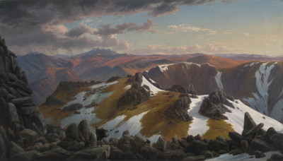 25% OFF on Print of North East View from the Northern Top of Mount Kosciusko Canvas Art