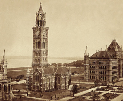 Rajabai Tower And High Court-Bombay-C.1880 Photographic Paper