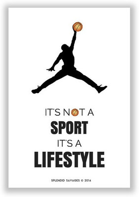 27% OFF on Basketball is Not a Sport but Lifestyle Poster Paper Print
