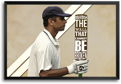 46% OFF on Shopmantra Rahul Dravid Quote Paper Print