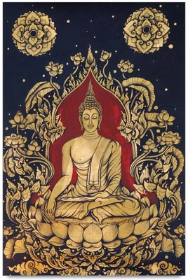 53% OFF on Buddha Canvas Oil Painting Laminated Poster Paper Print 53% OFF on Buddha Canvas Oil Painting Laminated Poster Paper Print
