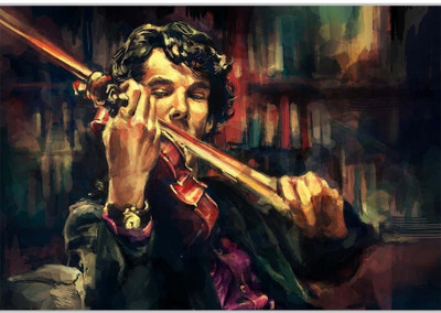 37% OFF on Sherlock PaintingPoster (18 x 12 Inches) by Shopkeeda Paper Print