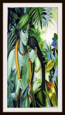 37% OFF on Love Theme Painting Fine Art Print