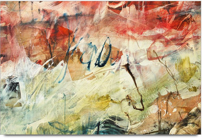 53% OFF on Textured Abstract Composition Laminated Poster Paper Print