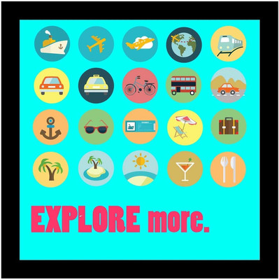 36% OFF on Speaking Frames Explore More Framed Photographic Paper