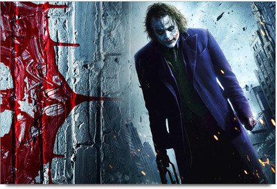 62% OFF on Joker On His Danger Look Paper Print 62% OFF on Joker On His Danger Look Paper Print