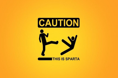 62% OFF on This Is Sparta Funny Poster Photographic Paper