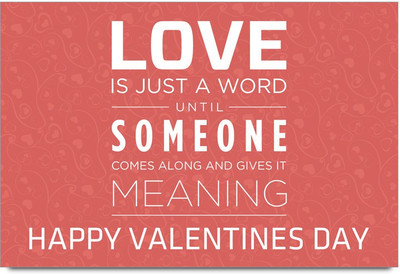 58% OFF on ShopMantra Love Is Just A Word Typography Poster Paper Print 58% OFF on ShopMantra Love Is Just A Word Typography Poster Paper Print