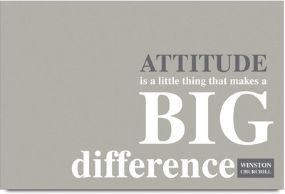 75% OFF on Amy Perfect Attitude Quote Photographic Paper