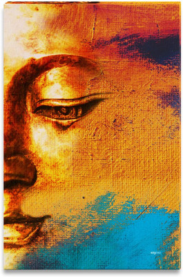 45% OFF on Potrait of Buddha Canvas Art