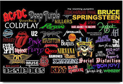 77% OFF on Shoprock Rockbands Art Photographic Paper