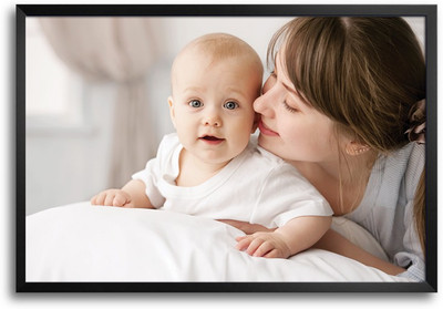 46% OFF on Little Baby Boy With Mother Laminated Framed Paper Print 46% OFF on Little Baby Boy With Mother Laminated Framed Paper Print