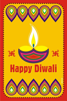 16% OFF on Poster - Wish You And Your Family A Bombastic Diwali Paper Print