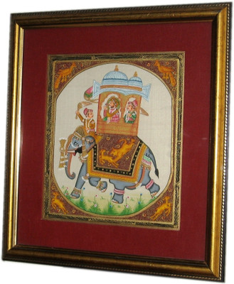 30% OFF on ICB elephant savari Painting Canvas Art