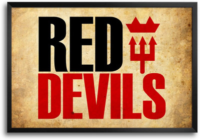 46% OFF on Shopmantra Red Devils Man Utd Laminated Frame Poster Paper Print 46% OFF on Shopmantra Red Devils Man Utd Laminated Frame Poster Paper Print