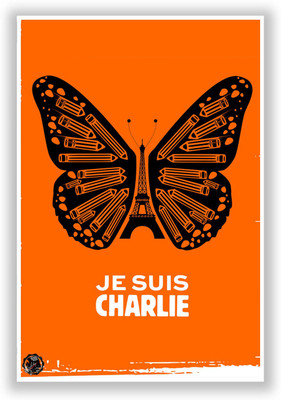 37% OFF on PosterGuy Je Suis Charlie Hebdo Designer Art Social Poster Paper Print