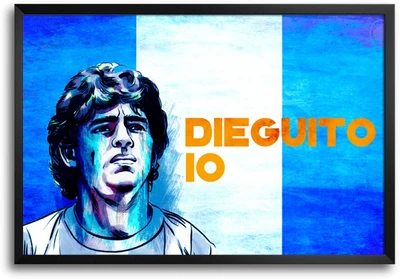 46% OFF on Shopmantra Diego Armanda Maradona Argentina Football Laminated Frame Poster Paper Print
