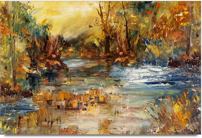 75% OFF on Amy Vintage Painting of Nature with Golden Effect and Background 3D Poster 75% OFF on Amy Vintage Painting of Nature with Golden Effect and Background 3D Poster