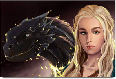 53% OFF on Game of Thrones Khaleesi Poster Paper Print 53% OFF on Game of Thrones Khaleesi Poster Paper Print