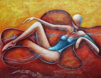 52% OFF on Painting Without Frame - Elephant Abstract Canvas Art