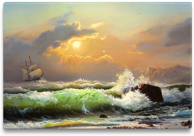 43% OFF on  Sailboat in the Sea Canvas Art 43% OFF on  Sailboat in the Sea Canvas Art