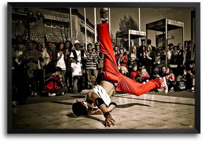 74% OFF on Street Breakdance Fp00004519 Framed Photographic Paper