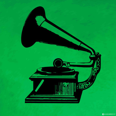 Gramophone - Pop Paper Print Gramophone - Pop Paper Print