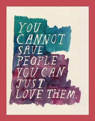 22% OFF on Painting Mantra Framed - Just Love People Paper Print