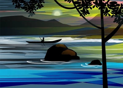 88% OFF on Nature Painting Canvas Art