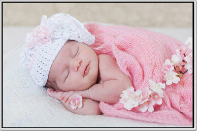 68% OFF on Baby Enjoying Sleep Poster Paper Print