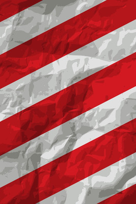 6% OFF on Red Stripes Crumbled Paper Print 6% OFF on Red Stripes Crumbled Paper Print