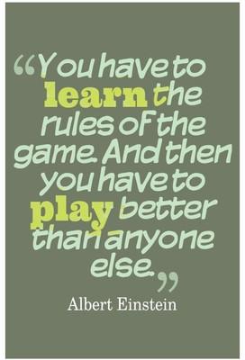 73% OFF on Artmagik Einstein Quote Fine Art Print