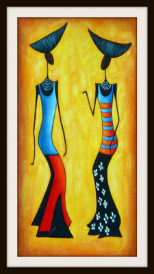 37% OFF on Indo African Paintng Fine Art Print
