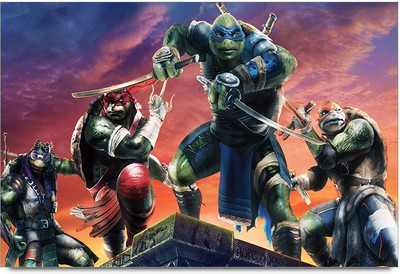 34% OFF on Amy Super Cool 3d Ninja Turtles 3D Poster 34% OFF on Amy Super Cool 3d Ninja Turtles 3D Poster