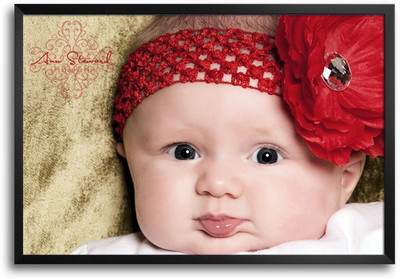 46% OFF on Baby Girl with a Red Hairband Laminated Framed Paper Print 46% OFF on Baby Girl with a Red Hairband Laminated Framed Paper Print