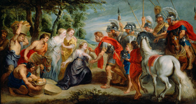14% OFF on David Meeting Abigail By Peter Paul Rubens Flemish Fine Art Print