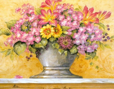 77% OFF on Painting Without Frame - Pot of Love Canvas Art