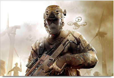 34% OFF on Amy Mask Man 3D Abstrct Look Paper Print