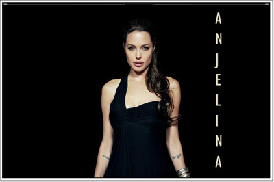 62% OFF on Anjelina Jolie Poster Paper Print