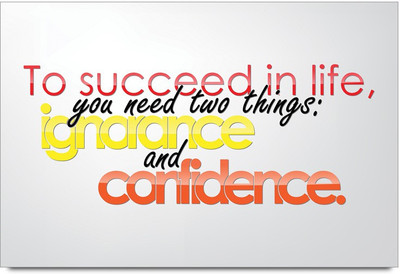 58% OFF on To succeed in life Quote Laminated Poster Paper Print 58% OFF on To succeed in life Quote Laminated Poster Paper Print