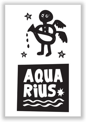 50% OFF on Aquarius | Zodiac Sign Gifts For Friends & Family Paper Print