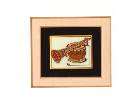 Sandal Shehnai Marble Canvas Art