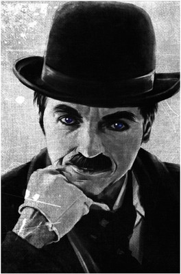 73% OFF on Artmagik Charlie Chaplin Fine Art Print