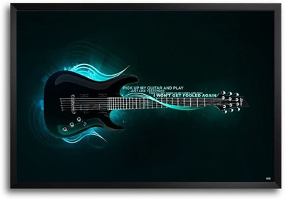 74% OFF on Guitar Tune Fp00004000 Framed Photographic Paper