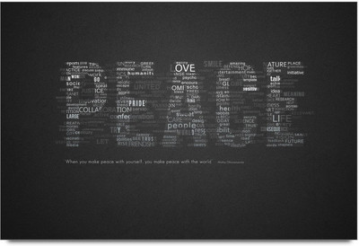 77% OFF on Shoprock Peace Message Photographic Paper